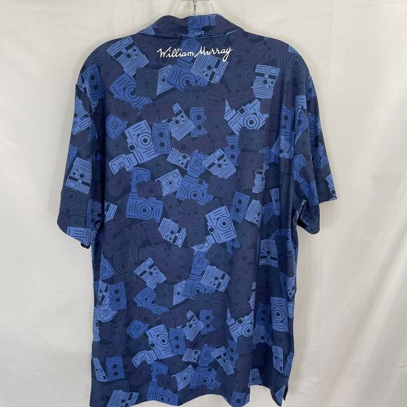 Bill William Murray Golf PGA TOUR Polo Shirt L Candid Camera DA Points - Picture 8 of 10